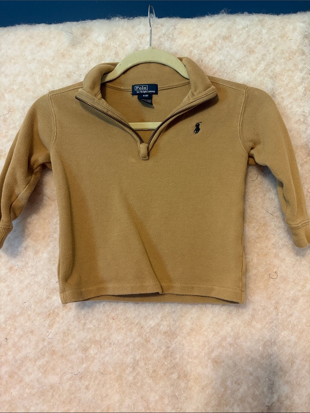 Polo by Ralph Lauren Kids Half-Zip Pullover - Camel